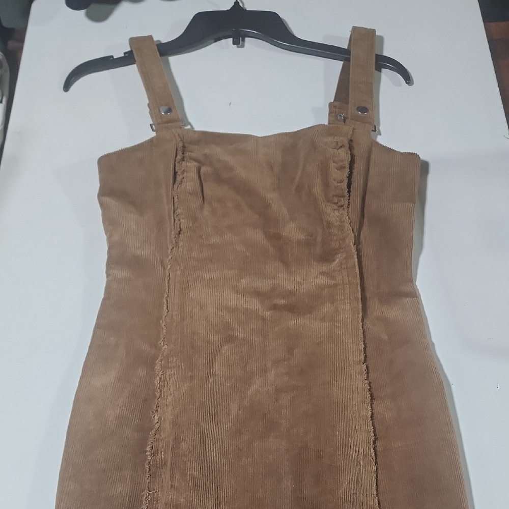 Brown Corduroy Dress